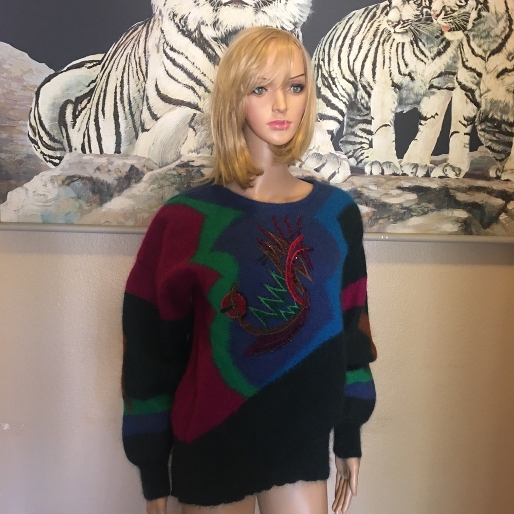 Escada‎ Margaret’s ley multicolor vintage sweater38 - Picture 6 of 8